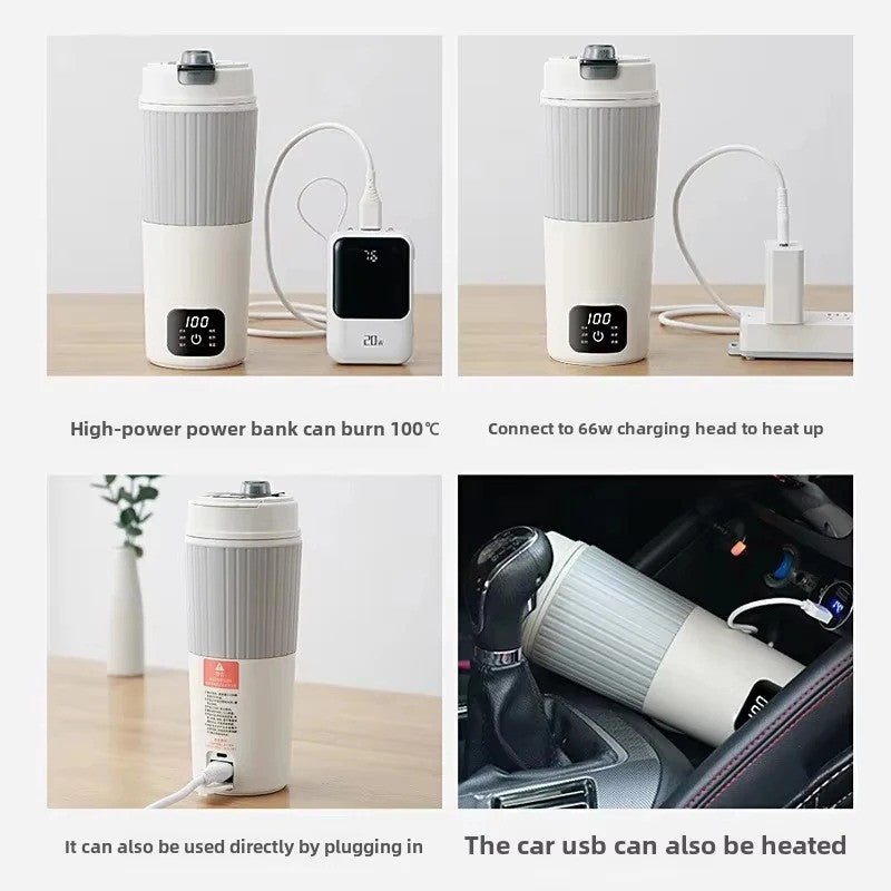 SmartBoil™ 650ml Portable Electric Kettle with LED Display
