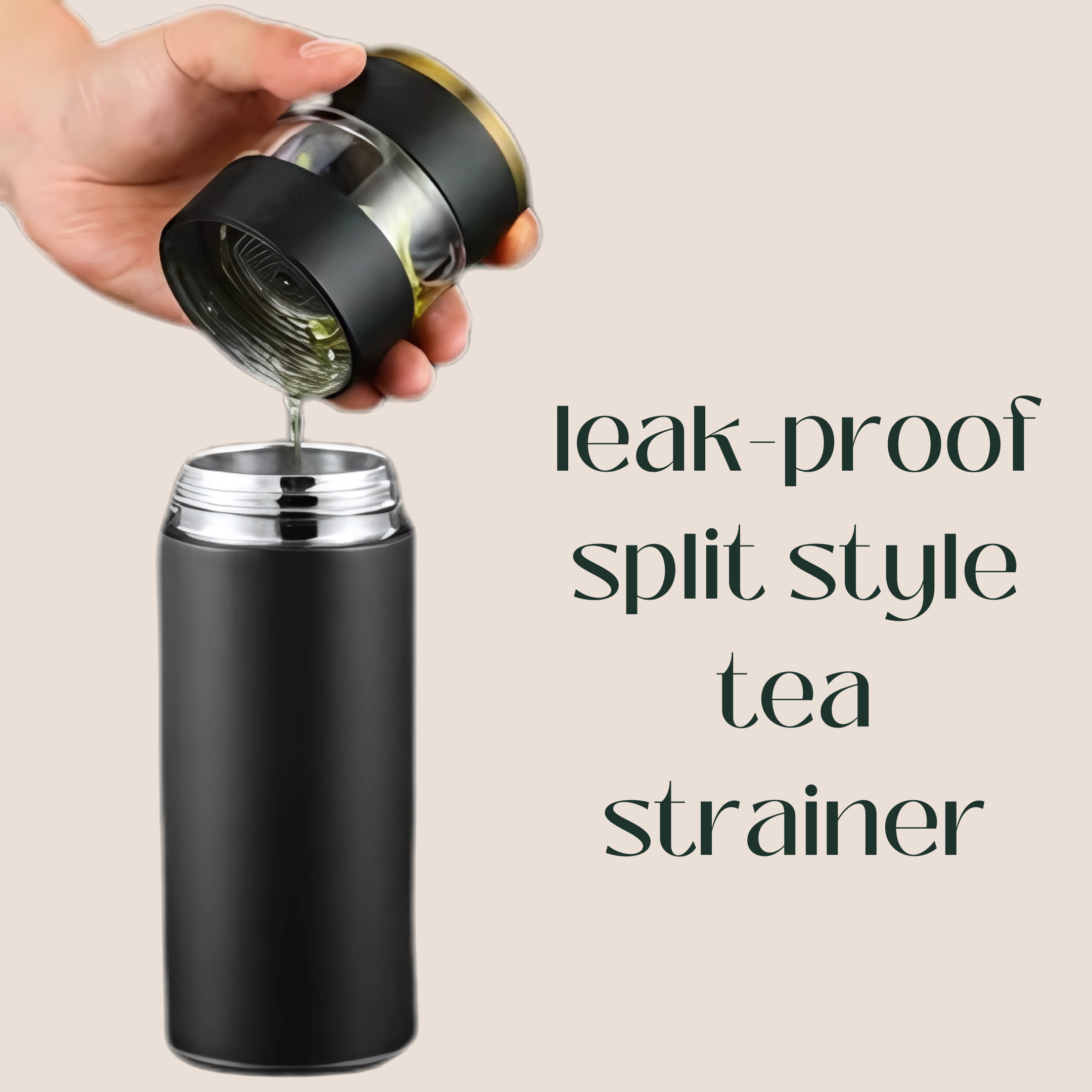 TempBrew™ – Smart Tea Infuser Bottle with Temperature Display