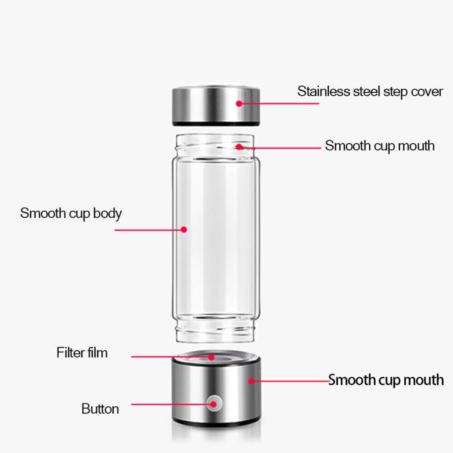 AquaVita Hydrogen-Rich Alkaline Ionizer Bottle