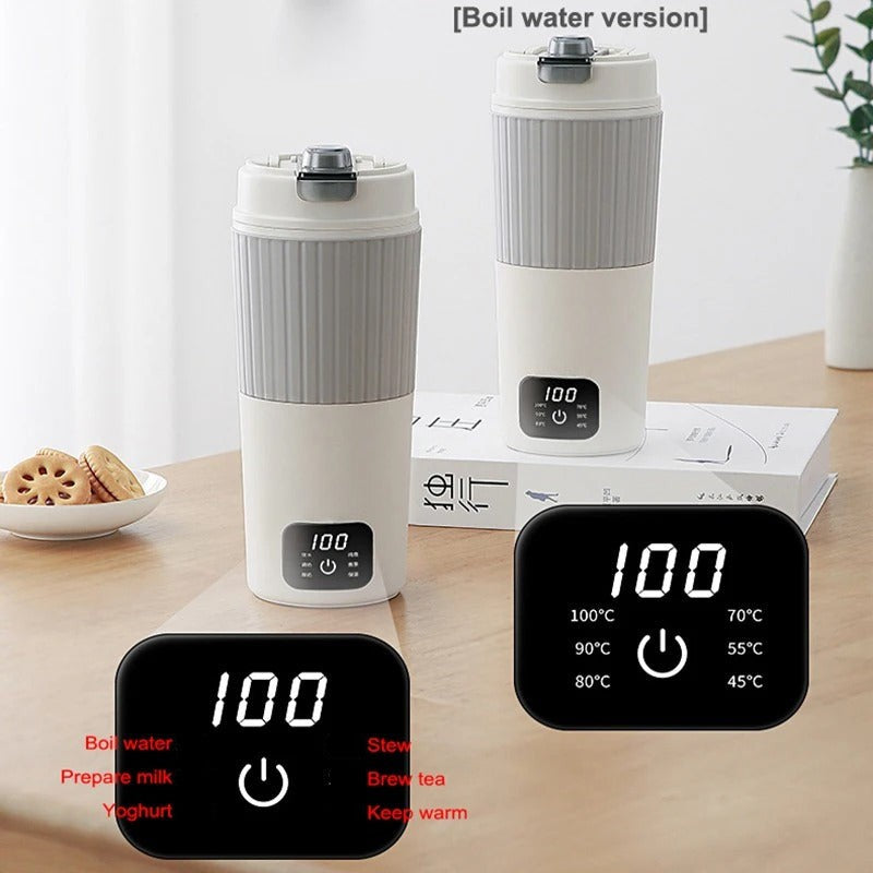 SmartBoil™ 650ml Portable Electric Kettle with LED Display
