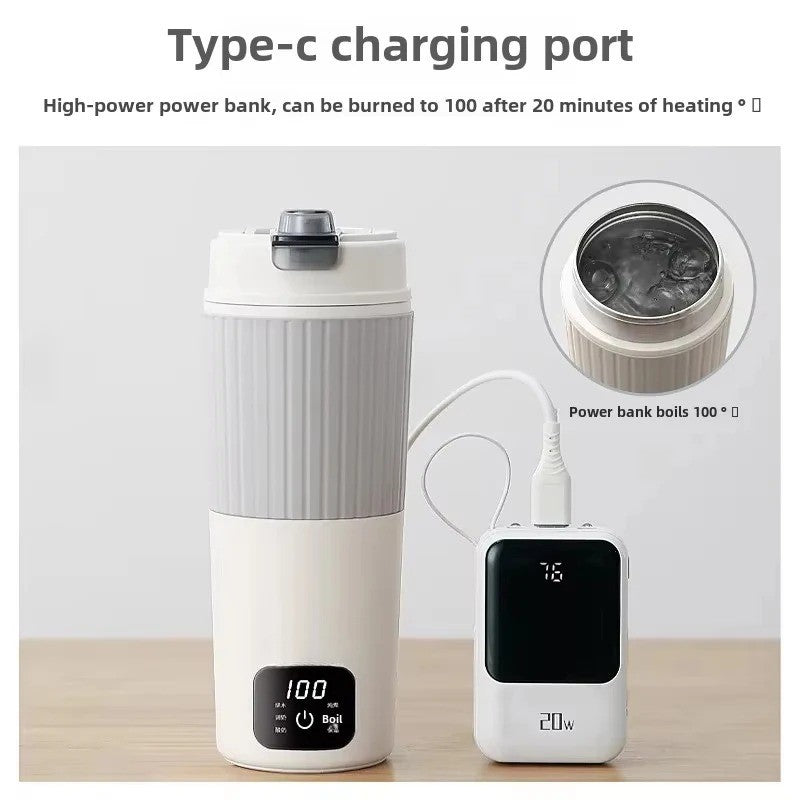 SmartBoil™ 650ml Portable Electric Kettle with LED Display