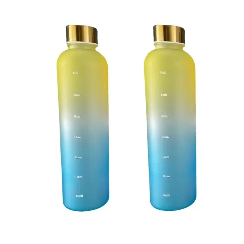 FlowTrack™ – 32oz Motivational Water Bottle with Time Marker