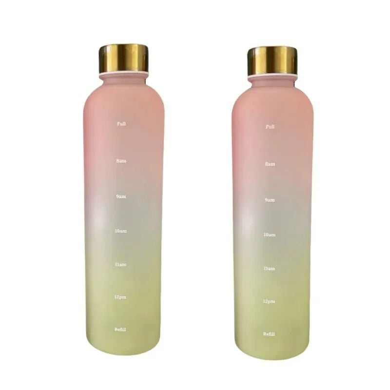FlowTrack™ – 32oz Motivational Water Bottle with Time Marker