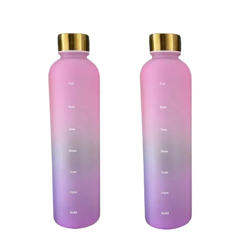 FlowTrack™ – 32oz Motivational Water Bottle with Time Marker