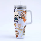 The Monster Insulated Tumbler – 40oz with Handle & Straw Lid