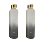 FlowTrack™ – 32oz Motivational Water Bottle with Time Marker