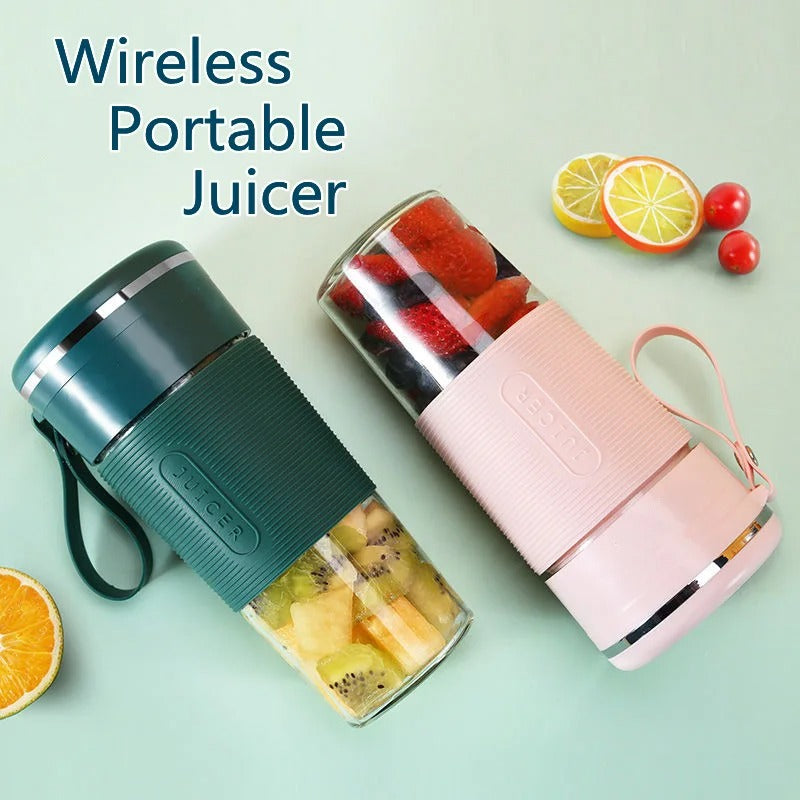 GlassBlend™ – Portable USB Rechargeable Mini Smoothie Blender with Glass Cup