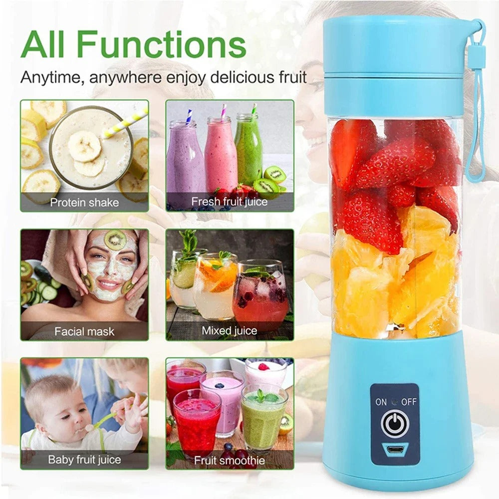JuiceJet™ – Portable USB Rechargeable Mini Blender & Juicer