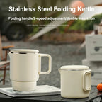 FlexiBoil™ – 800ml Foldable 3-in-1 Electric Travel Kettle