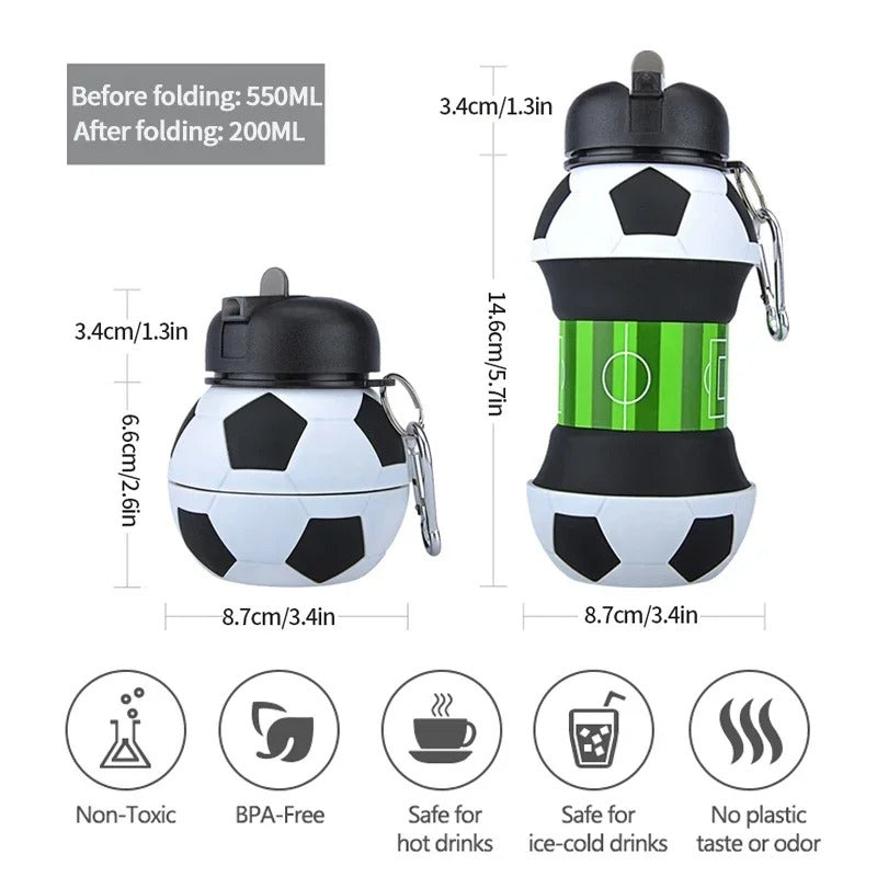 SportSip™ Kids Foldable Sports Water Bottle