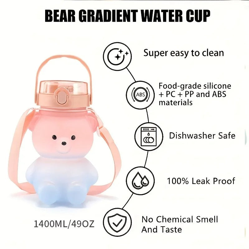 Bear Gradient Water Cup