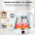 TravelFold™ – 600ml Folding Electric Kettle for Travel & Camping