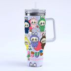 The Monster Insulated Tumbler – 40oz with Handle & Straw Lid