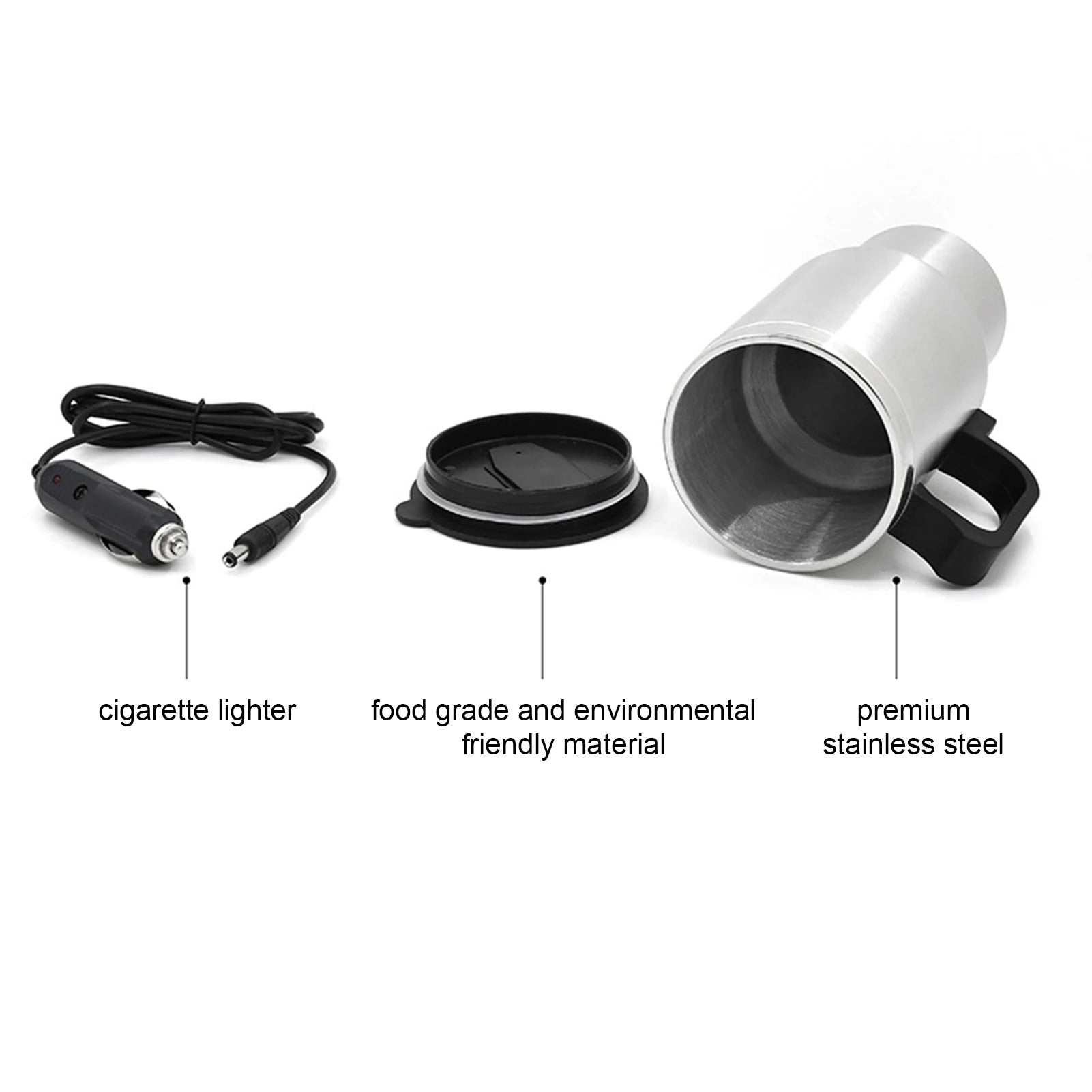 RoadHeat™ – 12V Electric Heating Car Mug (450ml)