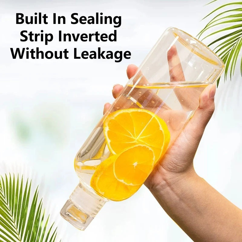 PurePort™ – Large Capacity Glass Water Bottle