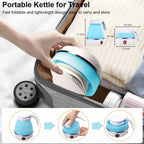 TravelFold™ – 600ml Folding Electric Kettle for Travel & Camping