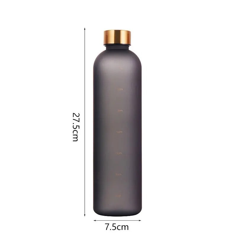 FlowTrack™ – 32oz Motivational Water Bottle with Time Marker