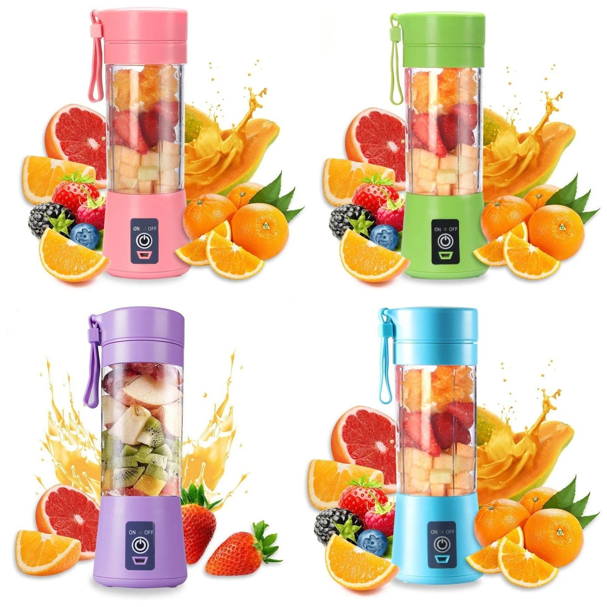 JuiceJet™ – Portable USB Rechargeable Mini Blender & Juicer