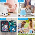 TravelFold™ – 600ml Folding Electric Kettle for Travel & Camping