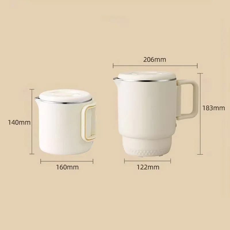 FlexiBoil™ – 800ml Foldable 3-in-1 Electric Travel Kettle