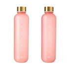 FlowTrack™ – 32oz Motivational Water Bottle with Time Marker