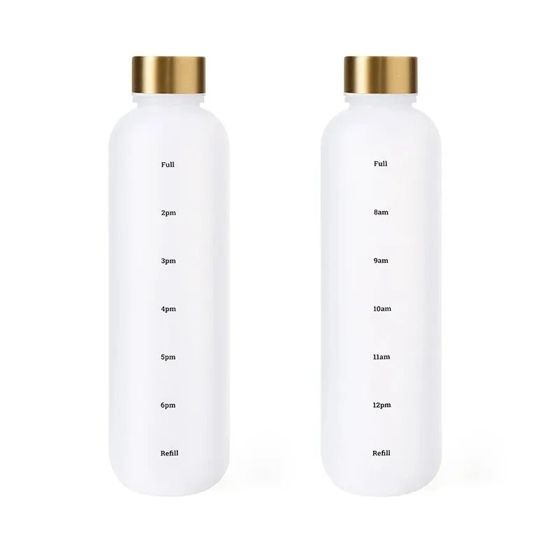 FlowTrack™ – 32oz Motivational Water Bottle with Time Marker