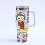 The Monster Insulated Tumbler – 40oz with Handle & Straw Lid